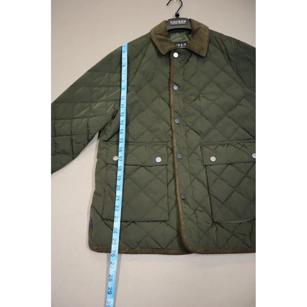 Lauren‎ Ralph Lauren Big Boys Diamond-Shaped Regular Raincoat - Green - Size 12R